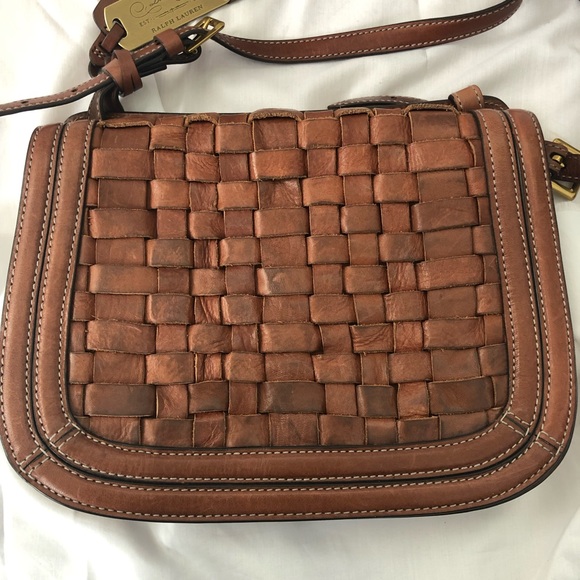 Ralph Lauren Bags Ralph Lauren Leather Woven Purse Poshmark